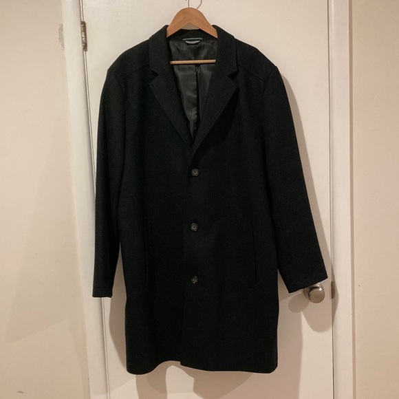 Nautica overcoat new with tags. XL or XXL man’s coat with a 46 inch chest. - Picture 1 of 5